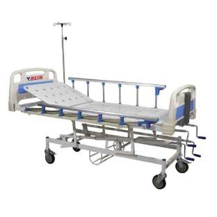 Mechanical ICU Bed with Collapsible Side Railings (3/4/5 Function)