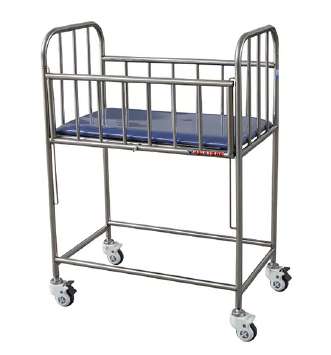 Paediatric Bed/ Baby Cot S.S.