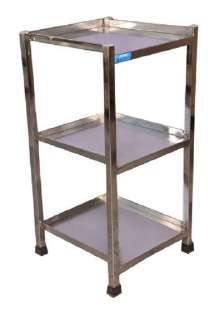 Bed Side Locker 3 Shelves