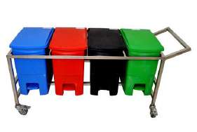 Dustbin Trolley SS Frame